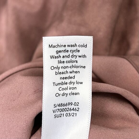 Athleta Rincon Drawstring Dress Womens Size 2X Rose Sleeveless Travel - Picture 9 of 10